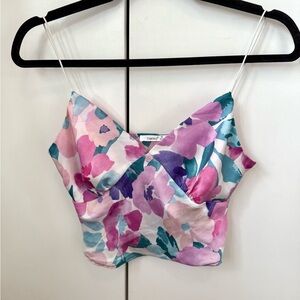 Vintage floral tank